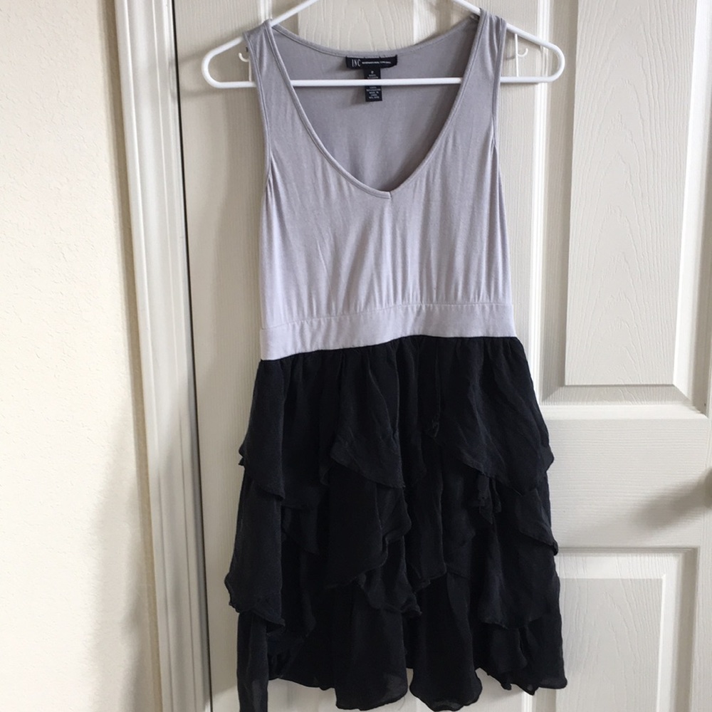 INC Silk Ruffled Dress